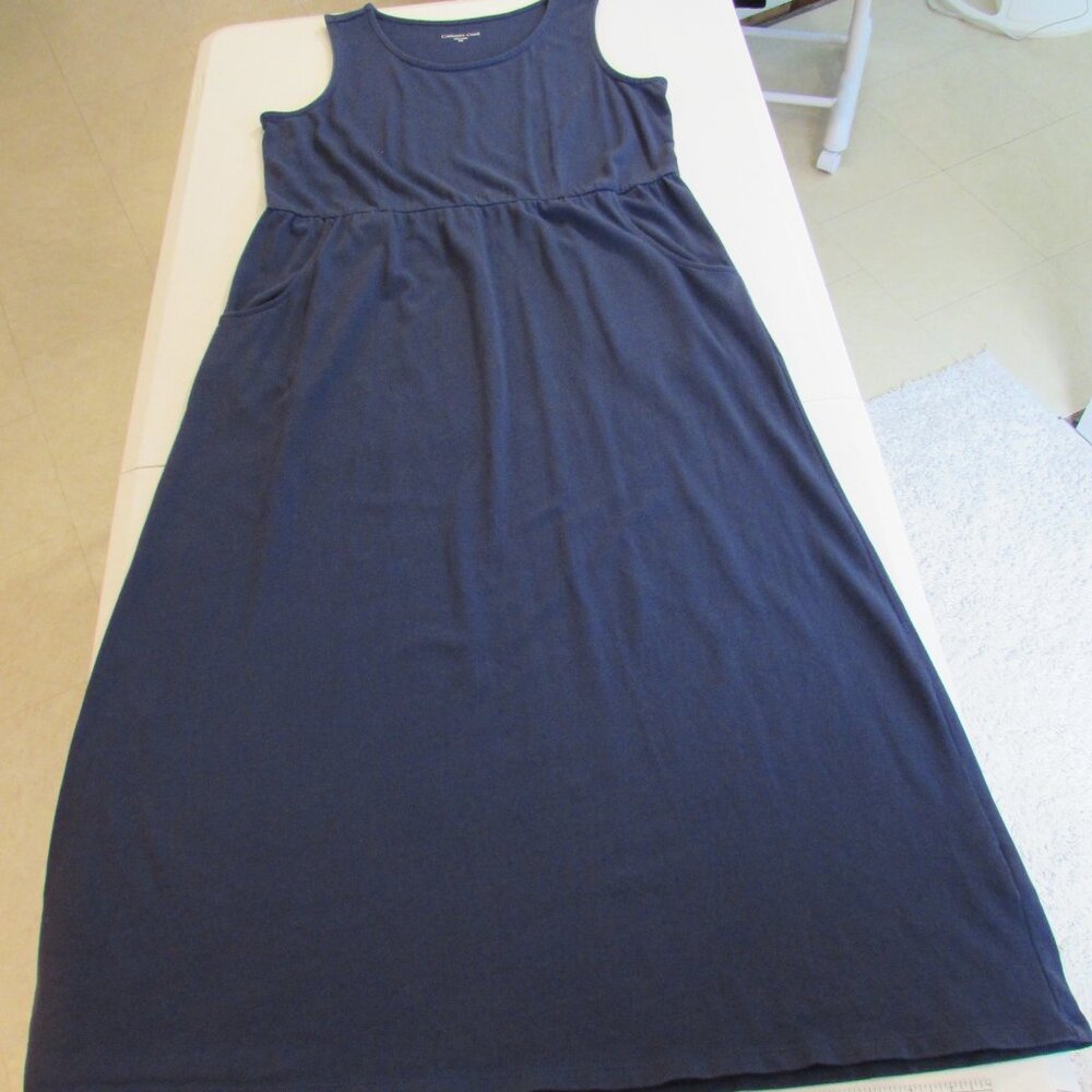 Coldwater Creek 100% Pima Cotton Maxi With Pockets Petite Medium
